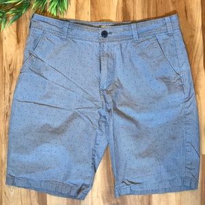 Express Modern Fit Shorts | Blue Pattern